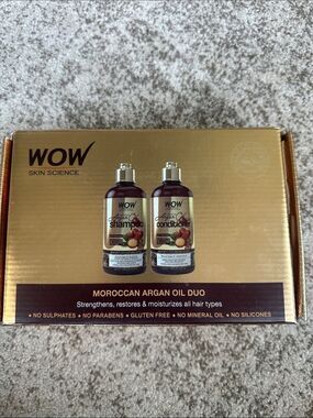 WOW Moroccan Argan Oil Duo Shampoo & Conditioner Set